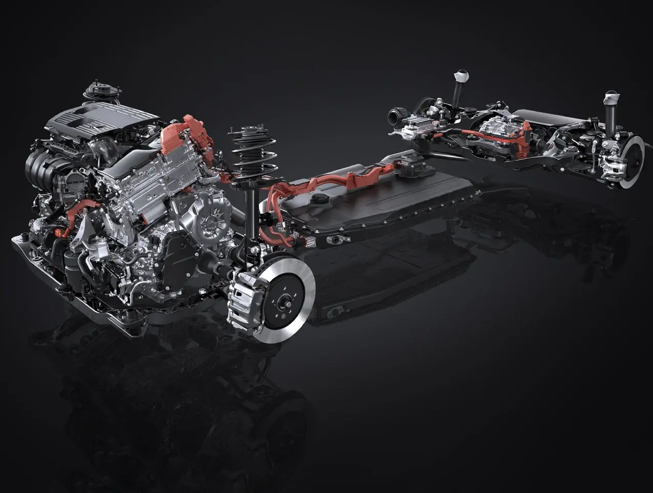 تفاصيل هندسة الأداء في لكزس من الداخل
