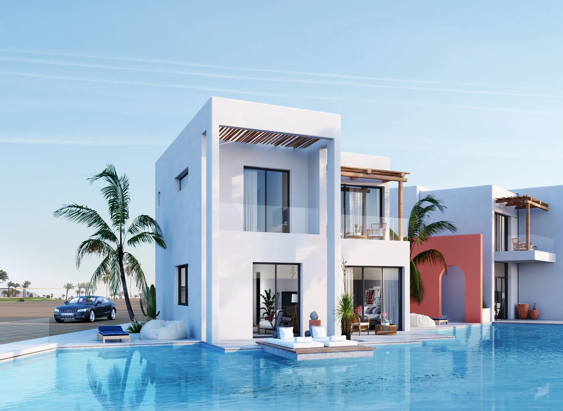 Floating Villa Back View