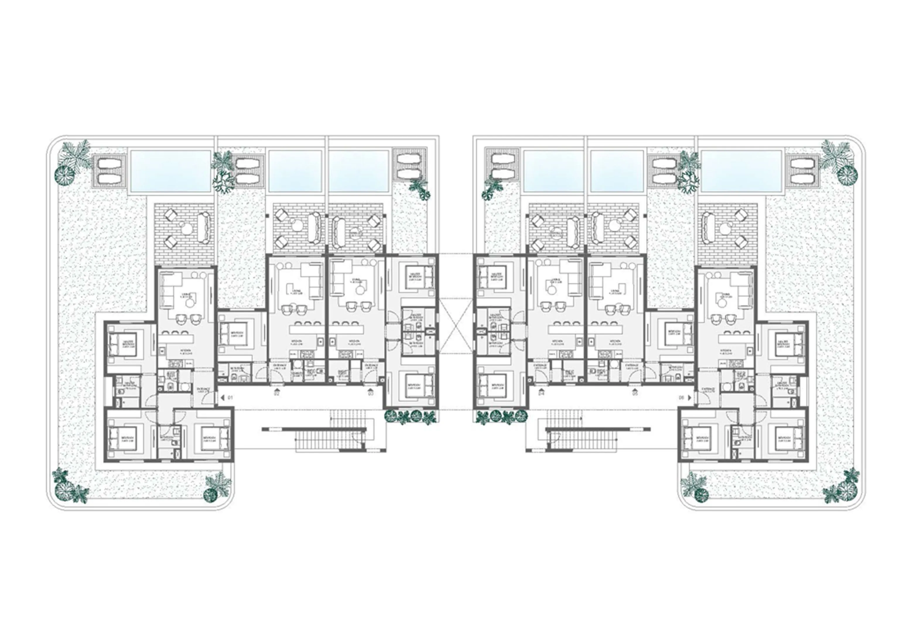 Type H floor plan