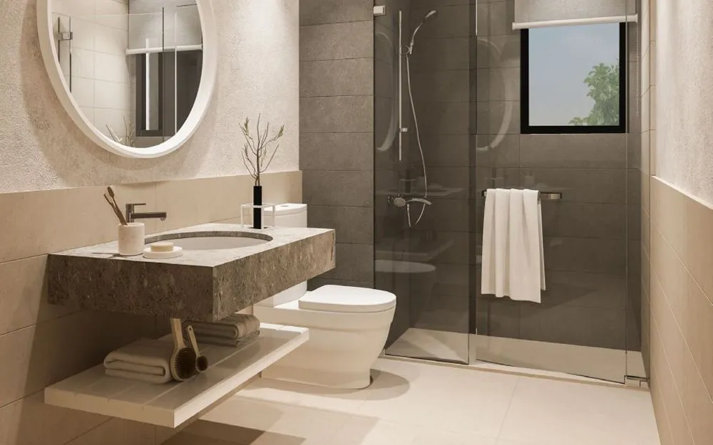 Standalone Villa bathroom