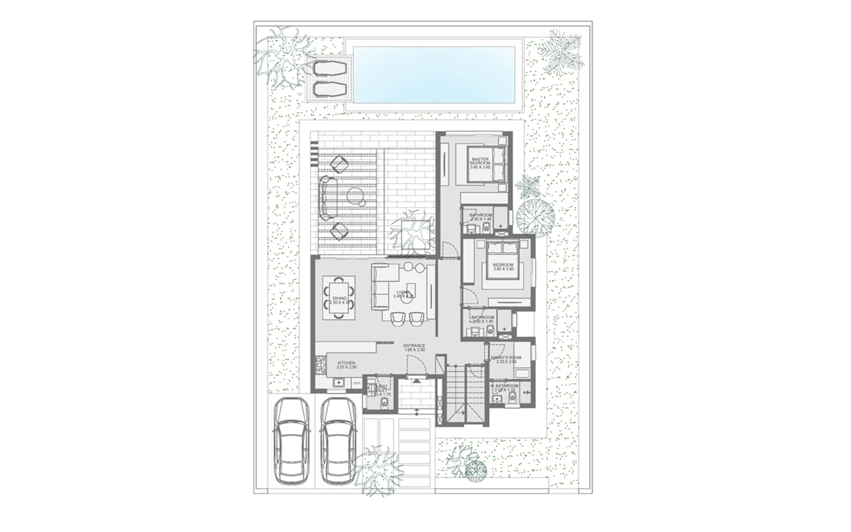 Junior Villa floor plan