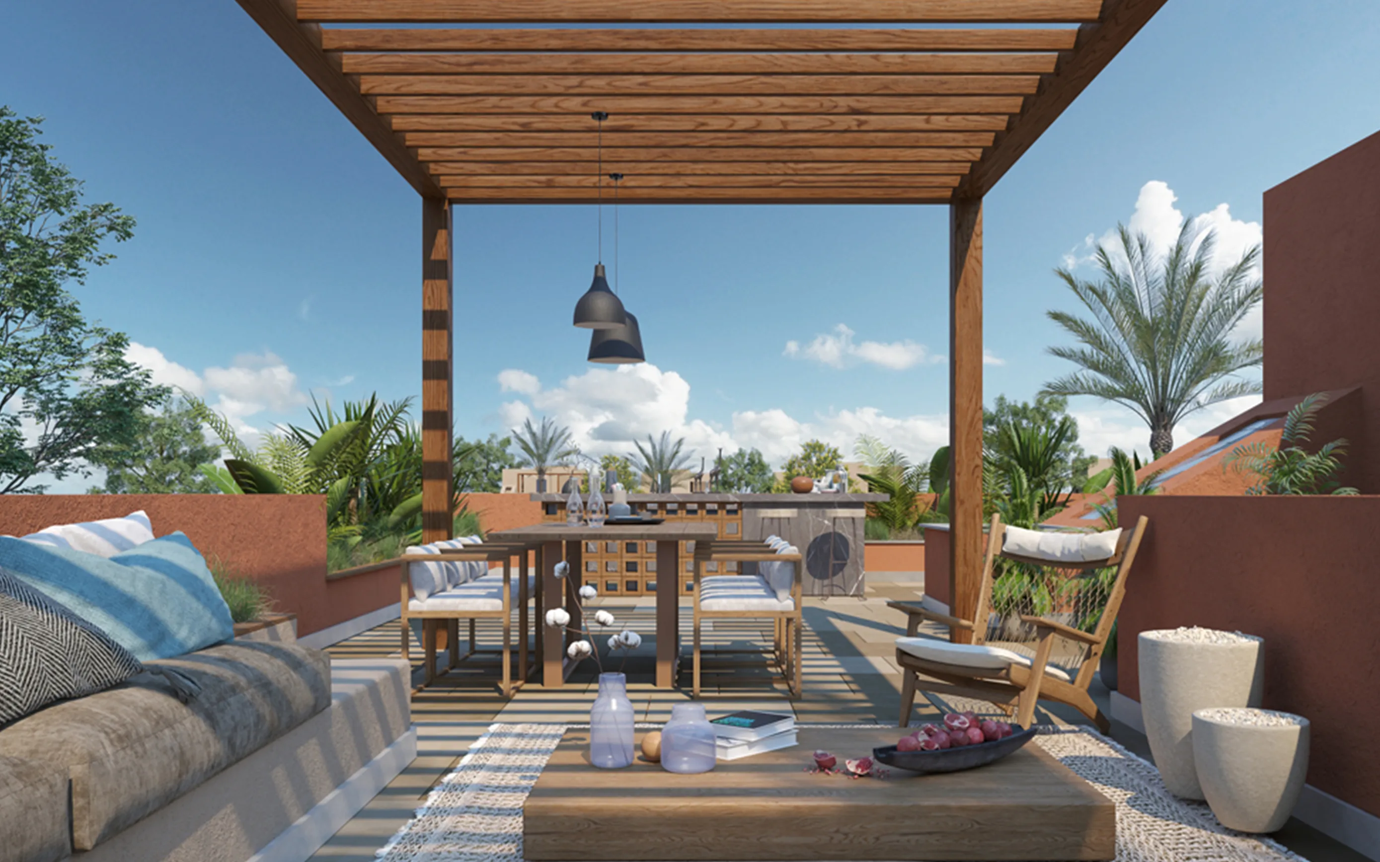 Courtyard Villa Roof