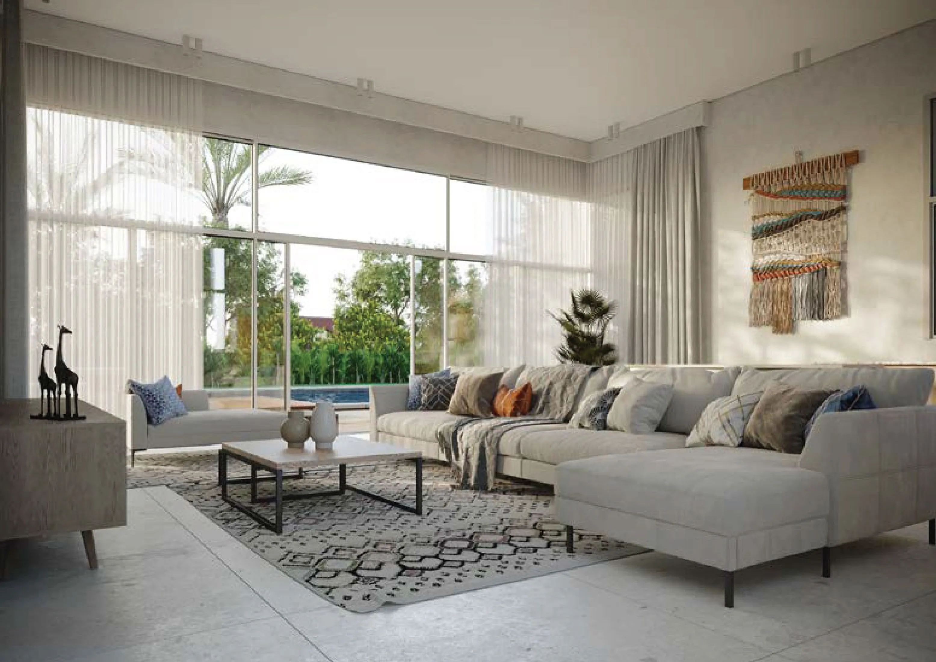 One Storey Villa Living Room