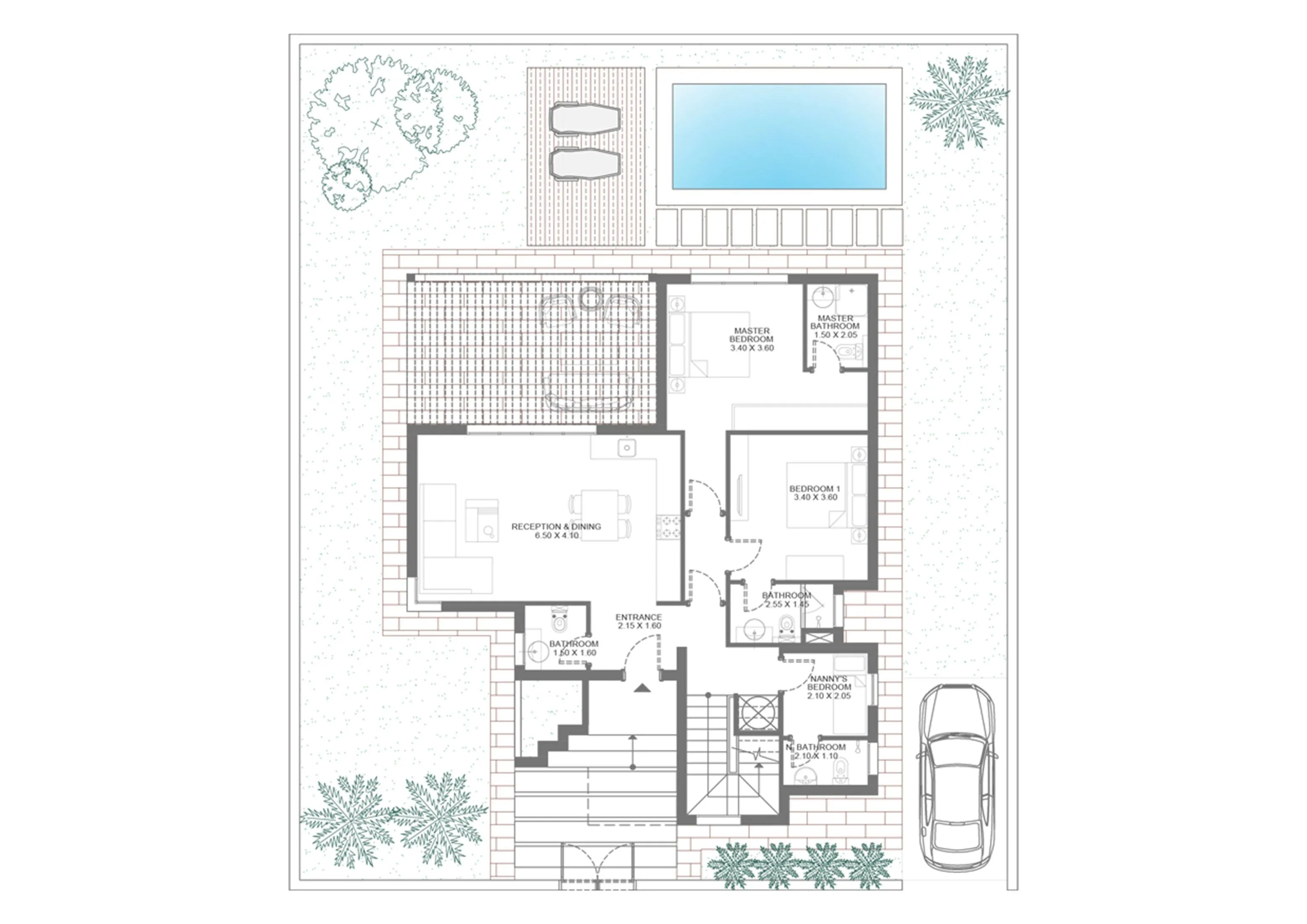 Villa 160 floor plan
