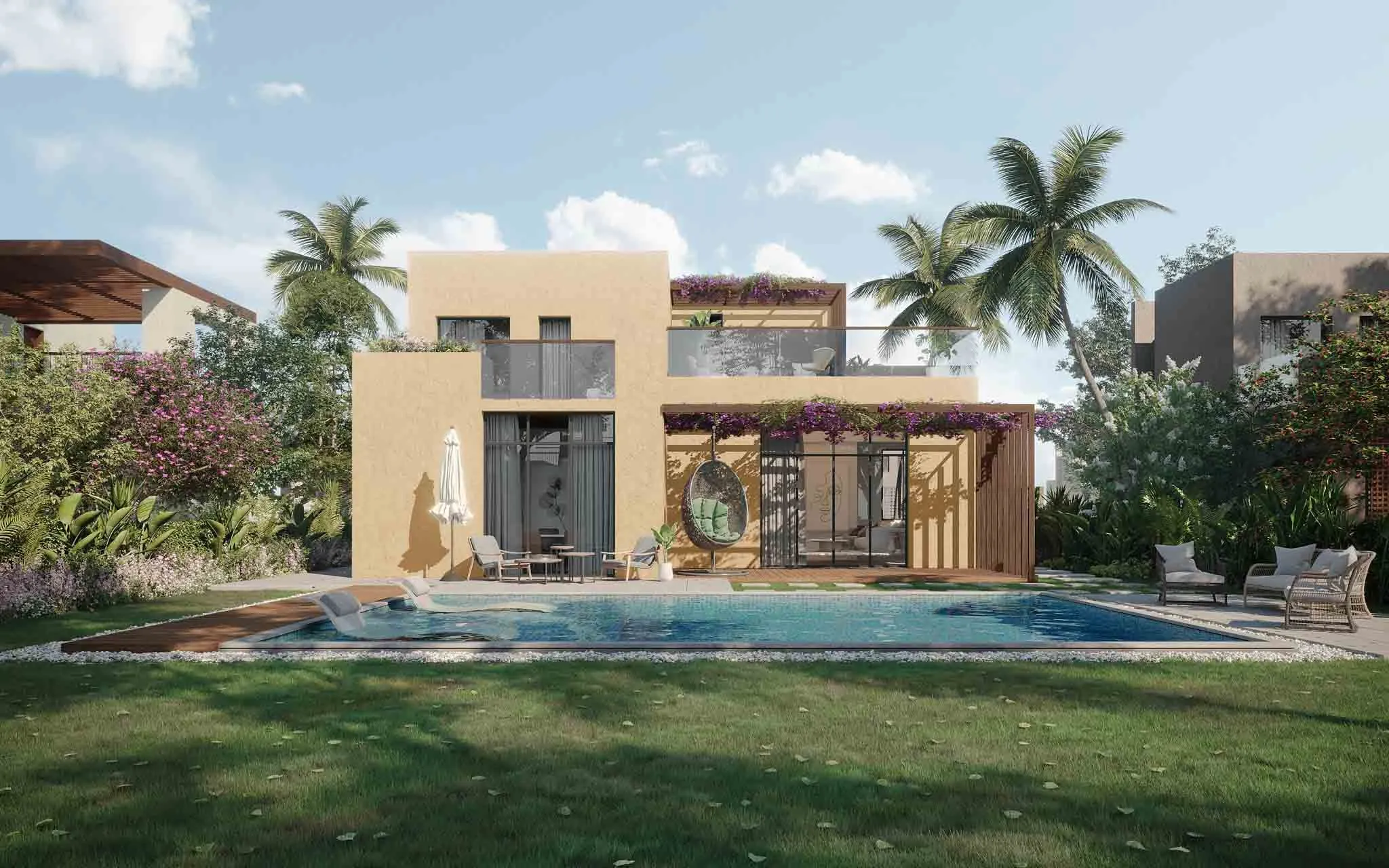 Junior Villa Type B Back View