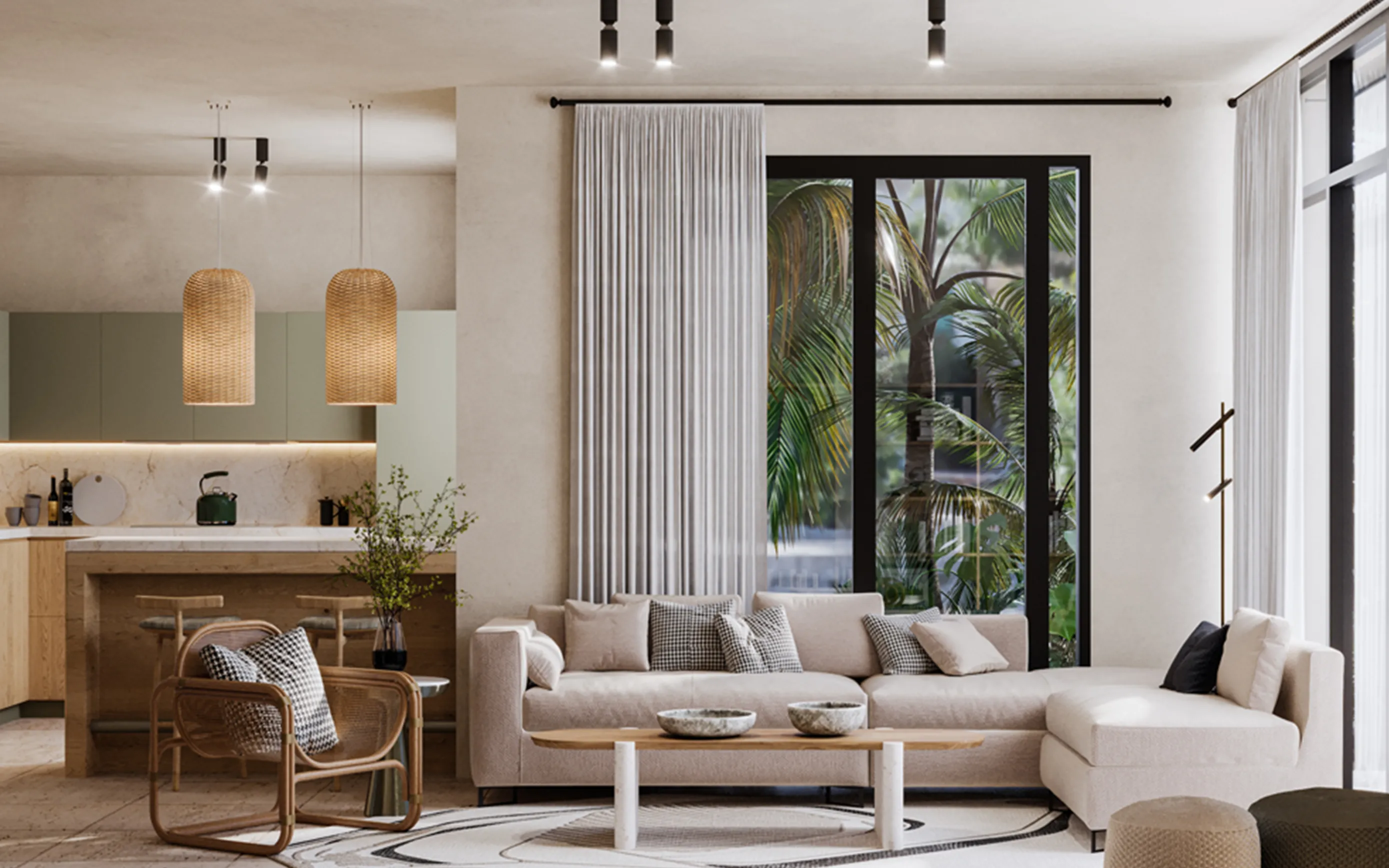 Townhouse Living Room