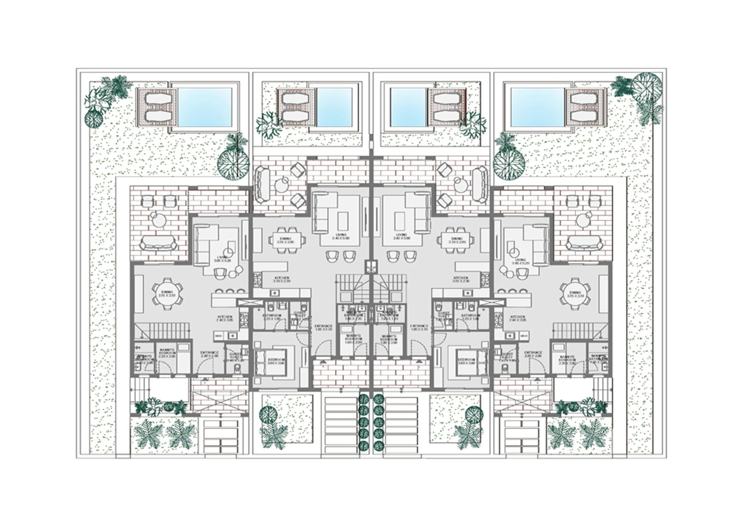Townhouse floor plan