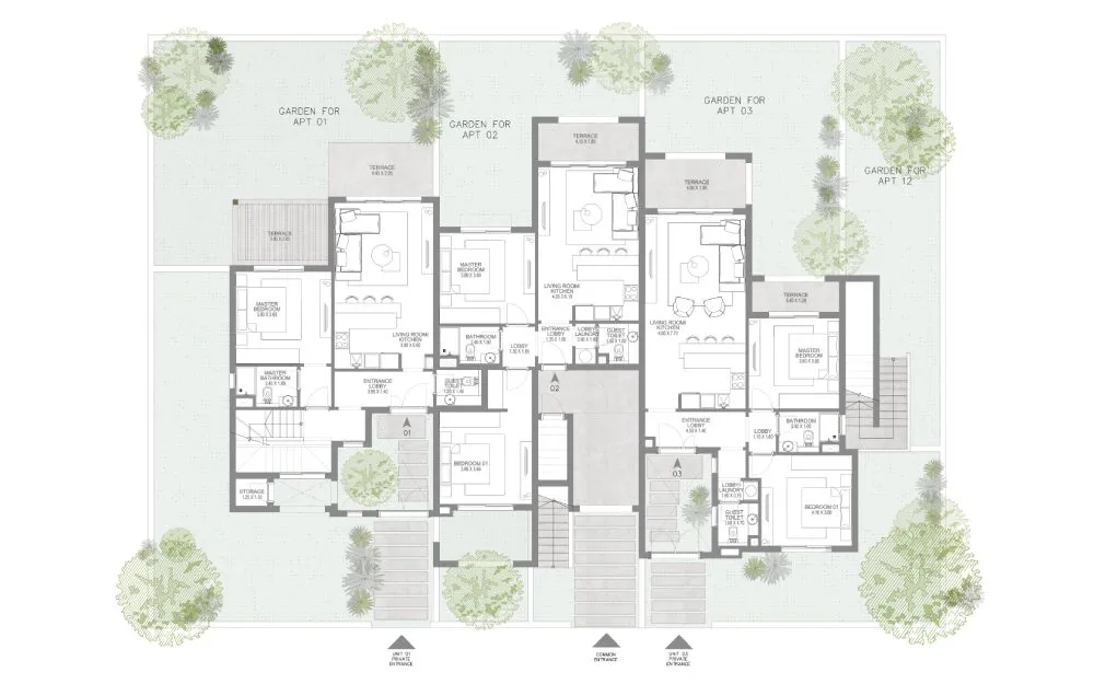 Type A floor plan
