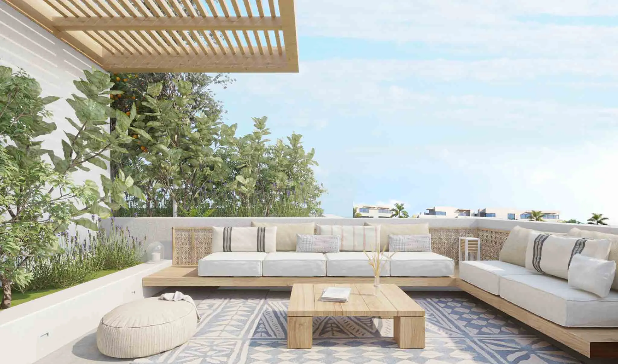 Twin Villa Roof