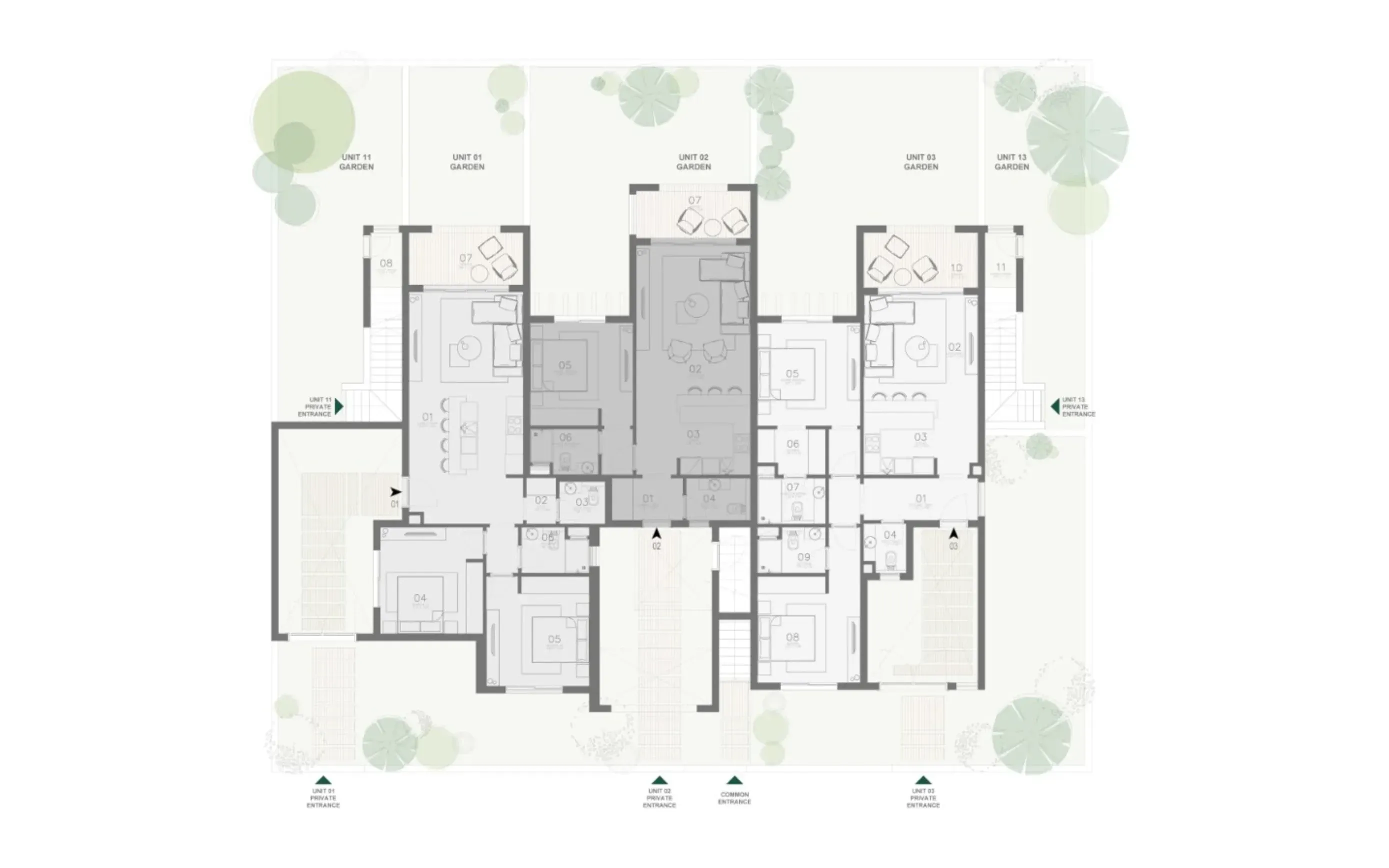 Type BB floor plan