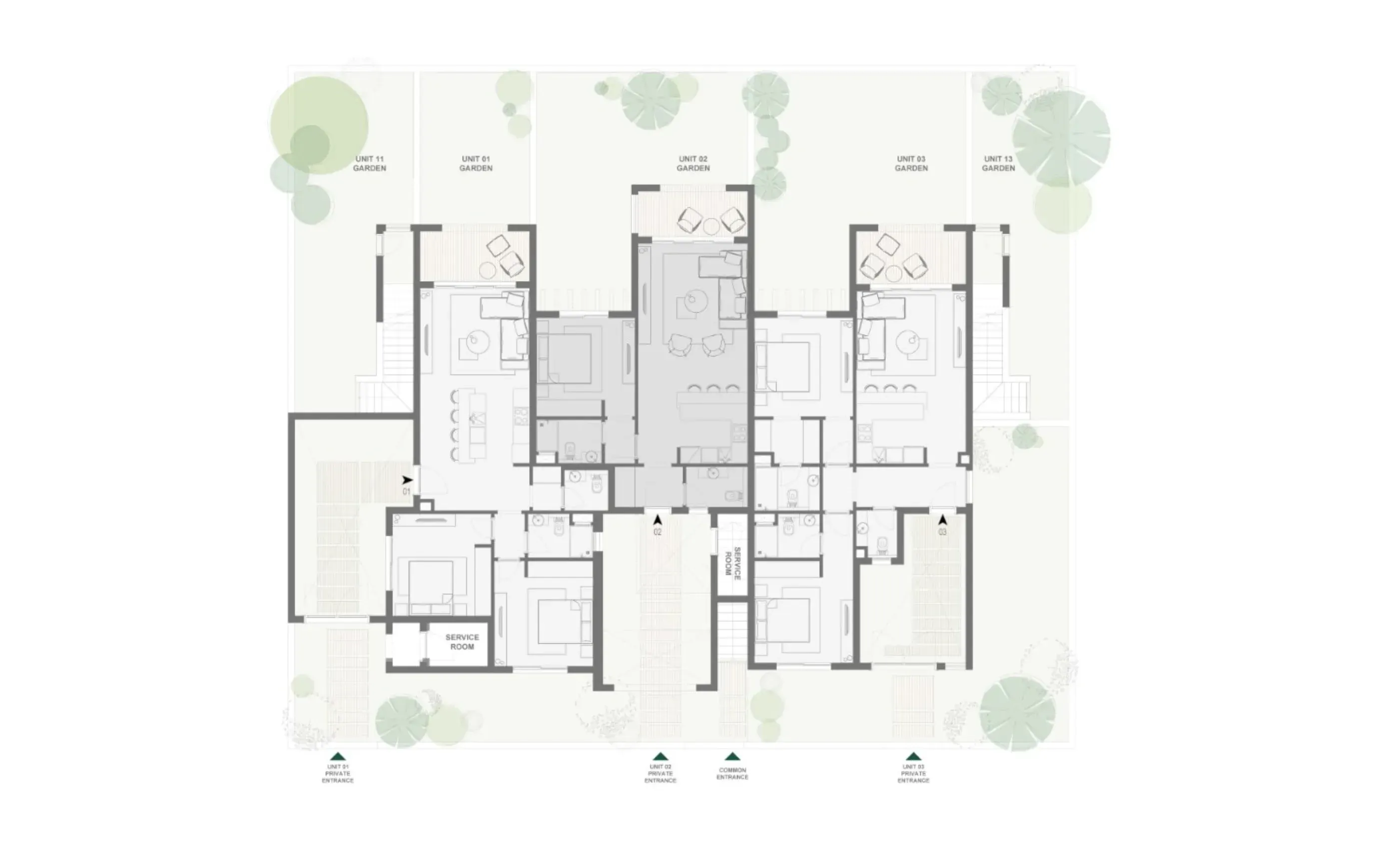 Type B floor plan