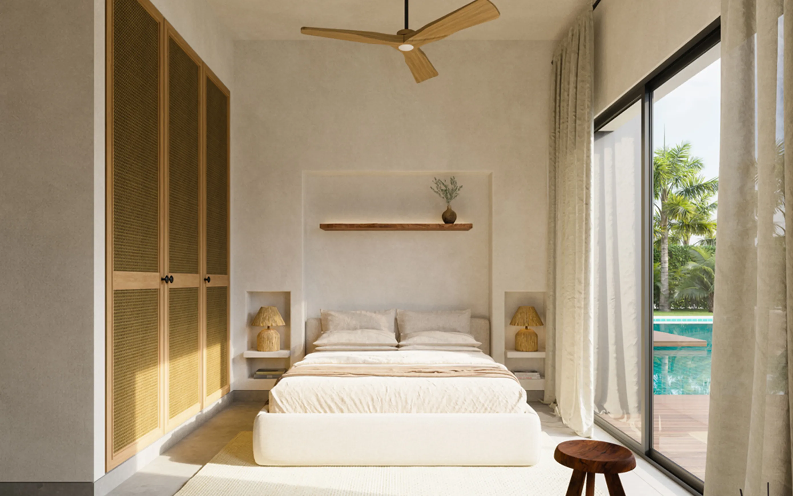Lagoon Suites Type A Bedroom