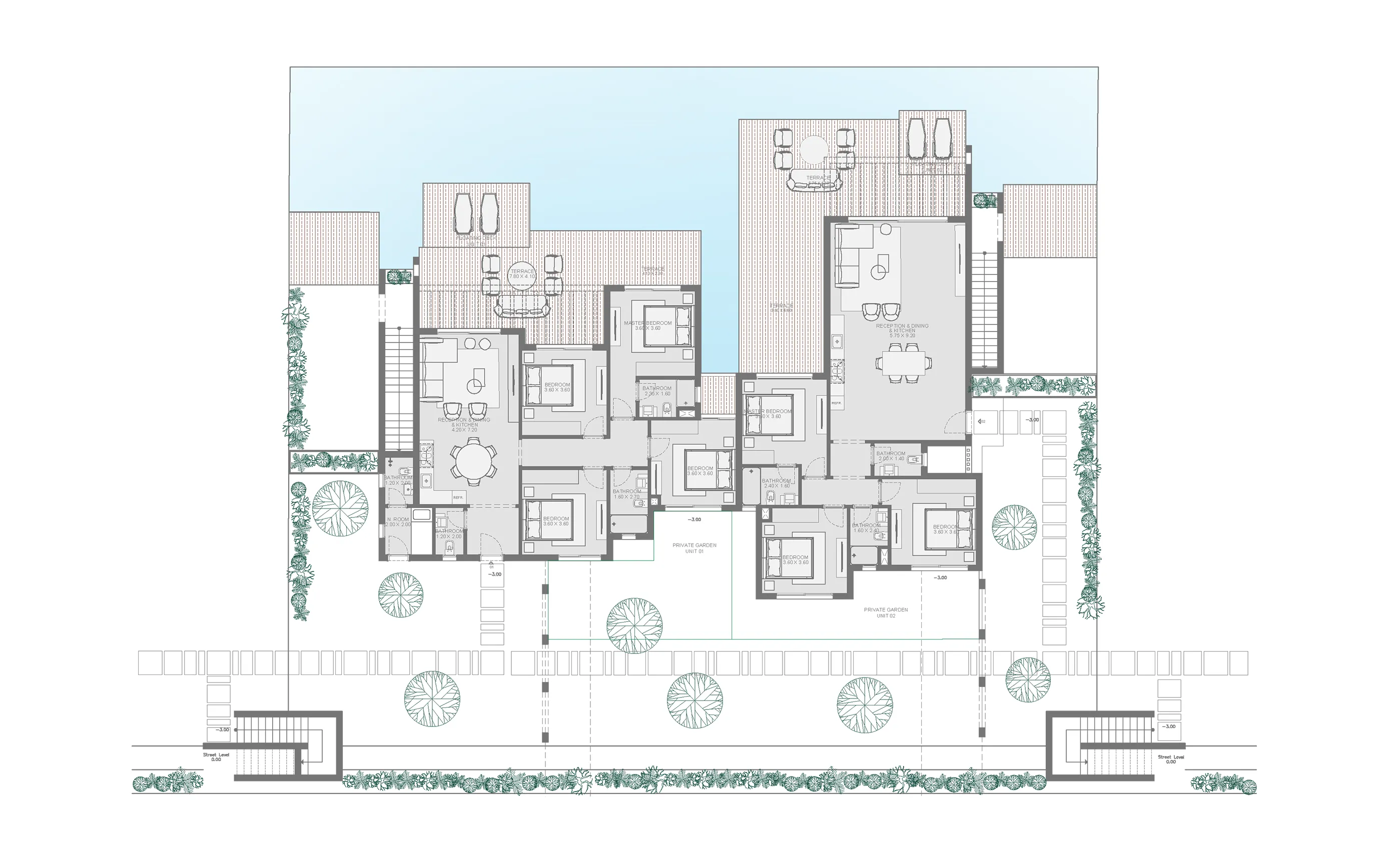 Lagoon Suites Type B floor plan