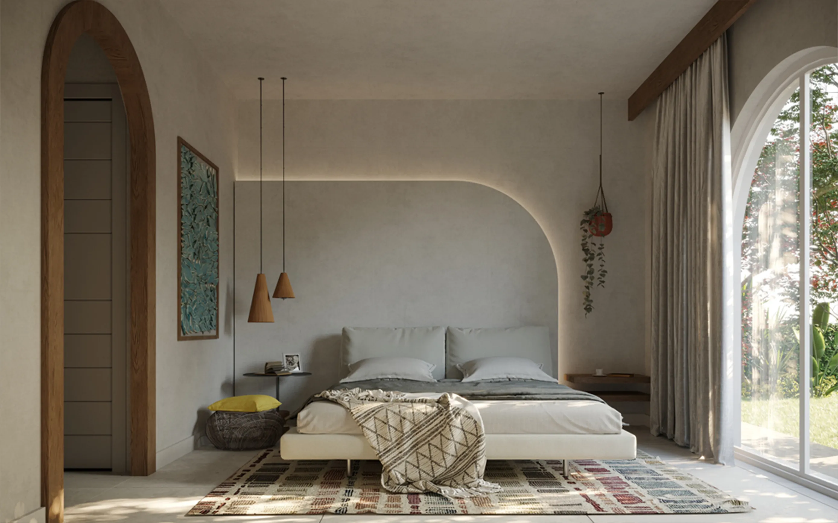 One Storey Villa Bedroom