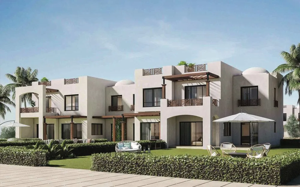 Town House Back View