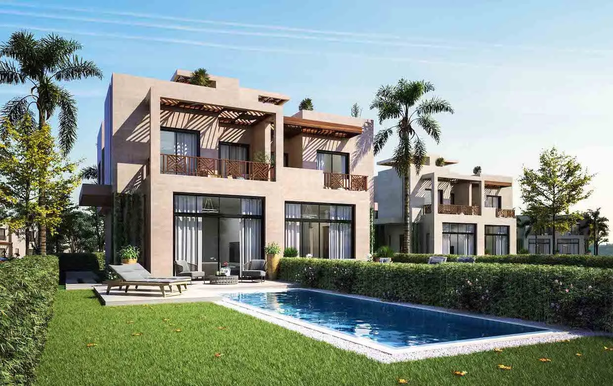 Twin Villas Back View