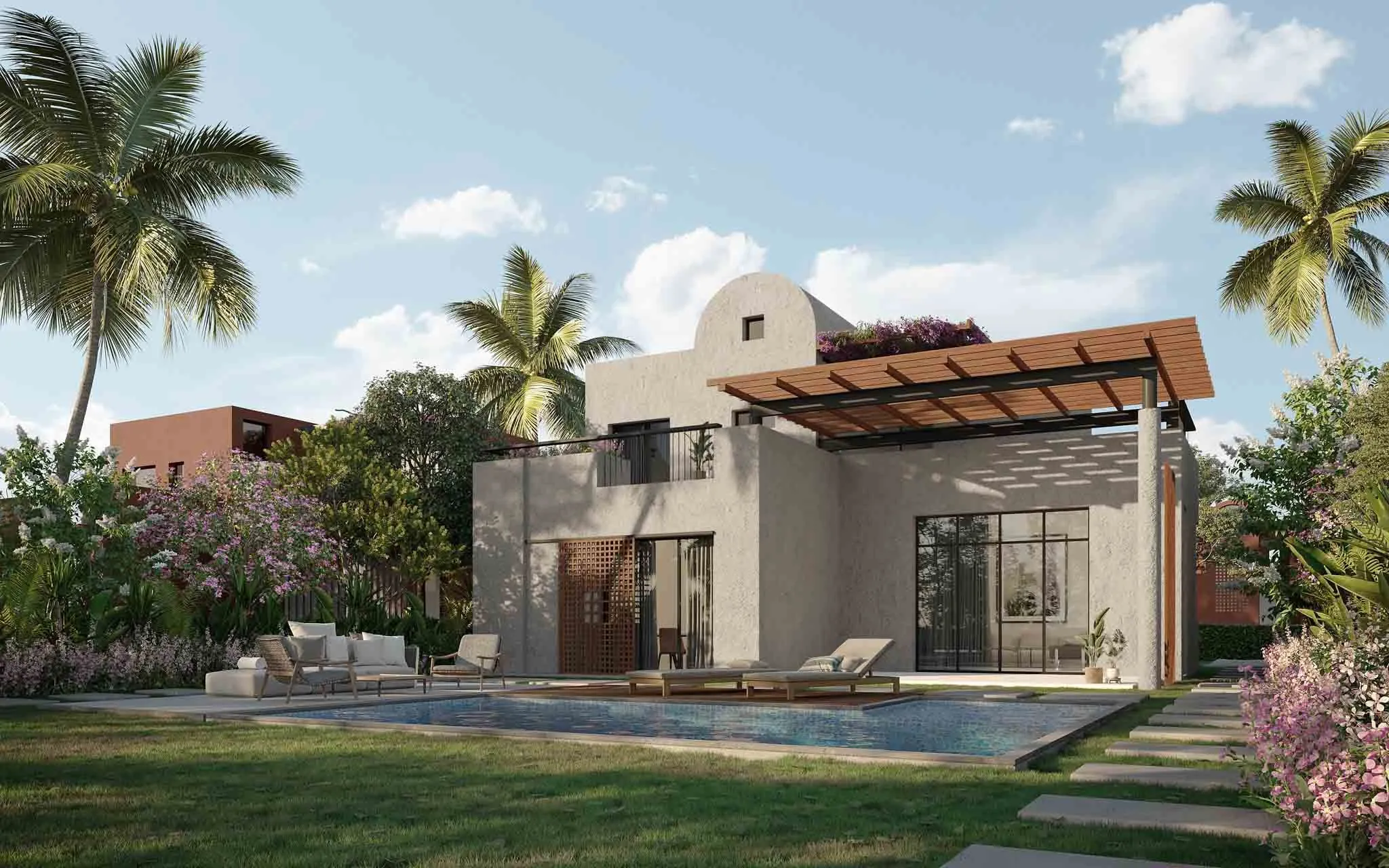 Junior Villa Type A Back View