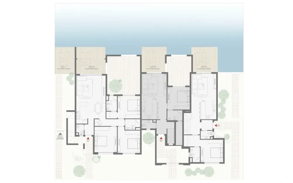 Floating Chalet A floor plan