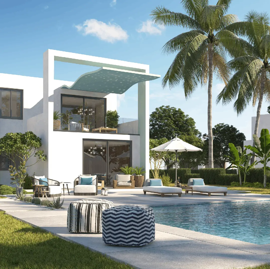 2nd Row Beach Villa – unit type design