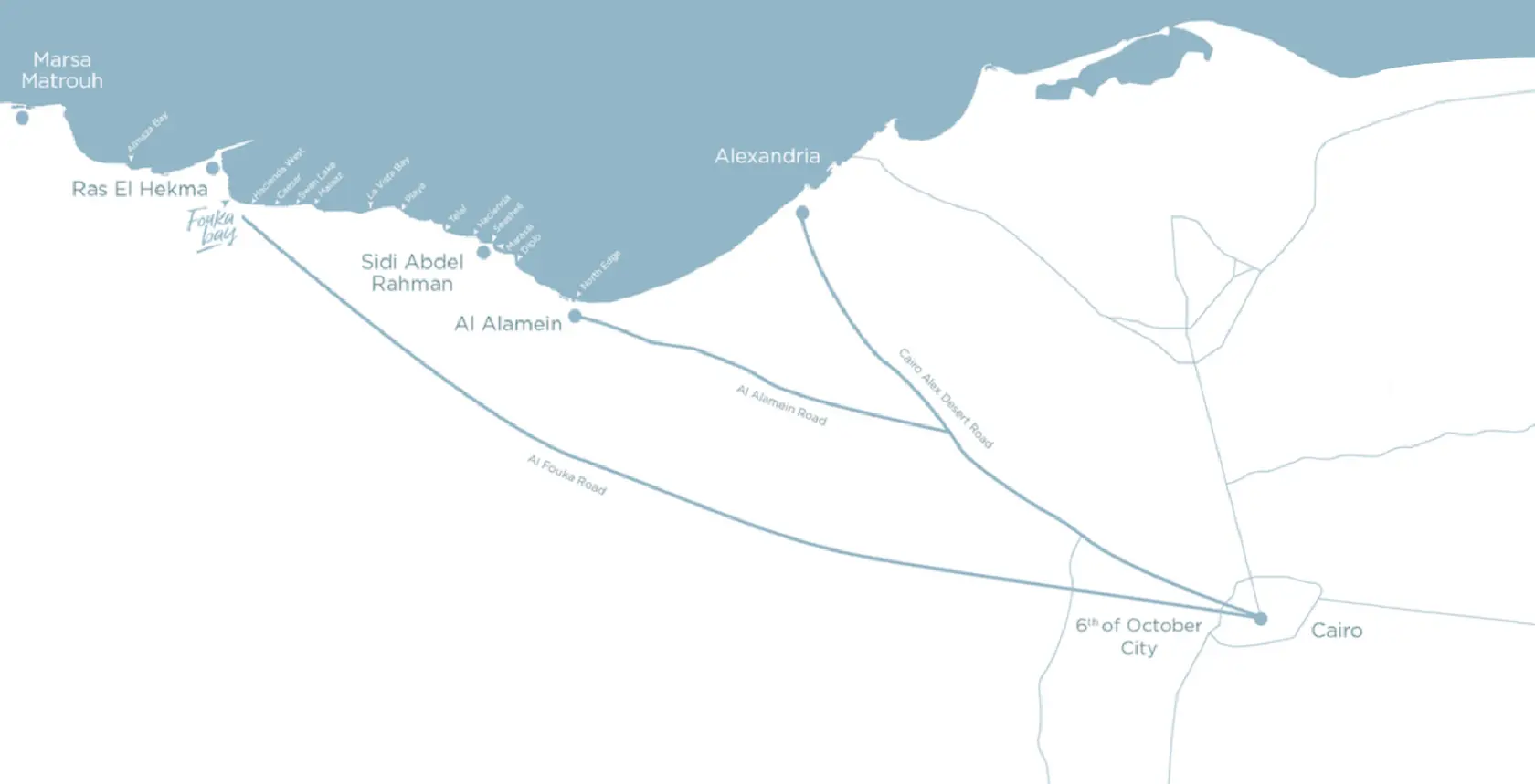 Destination location map